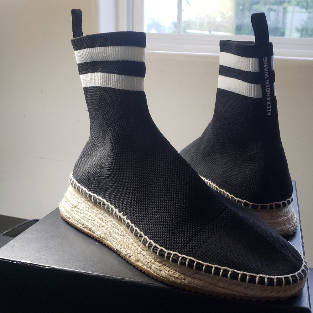Alexander Wang High Ankle Sock Espadrilles